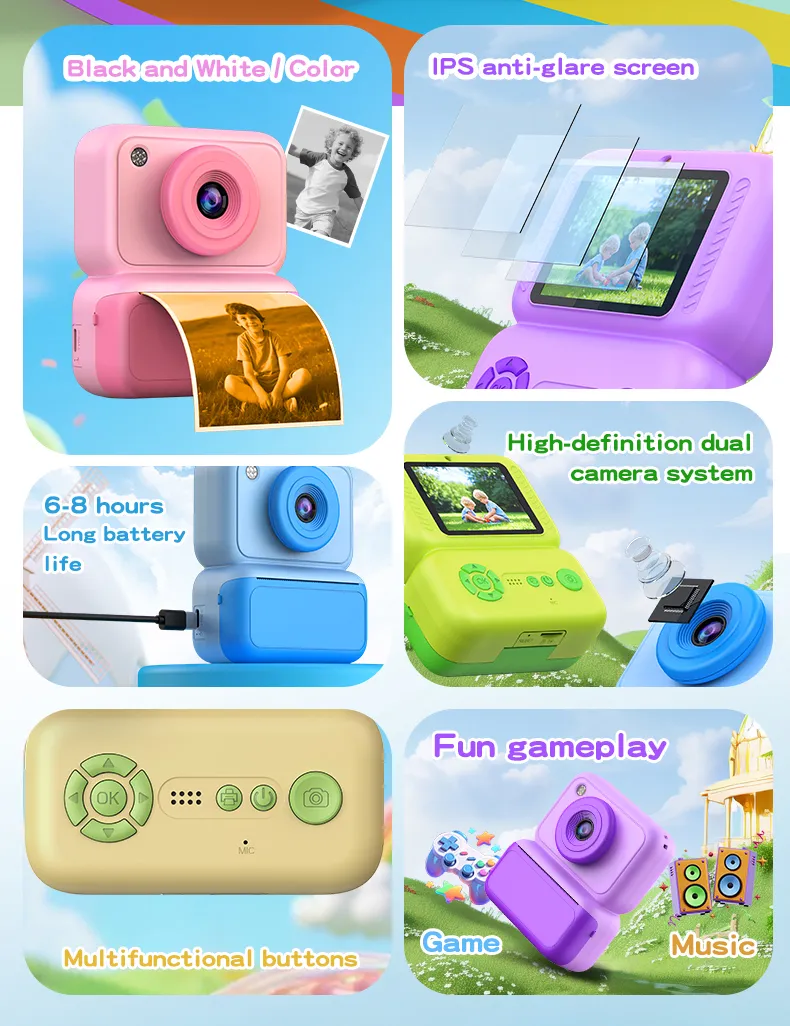 Y350 Kids Instant Print Camera