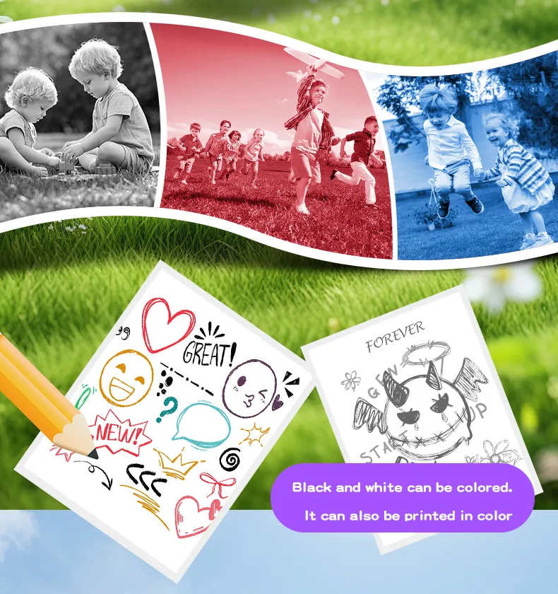 Y350 Kids Instant Print Camera