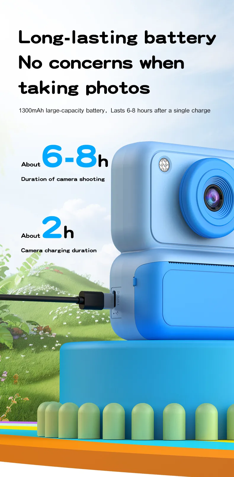 Y350 Kids Instant Print Camera
