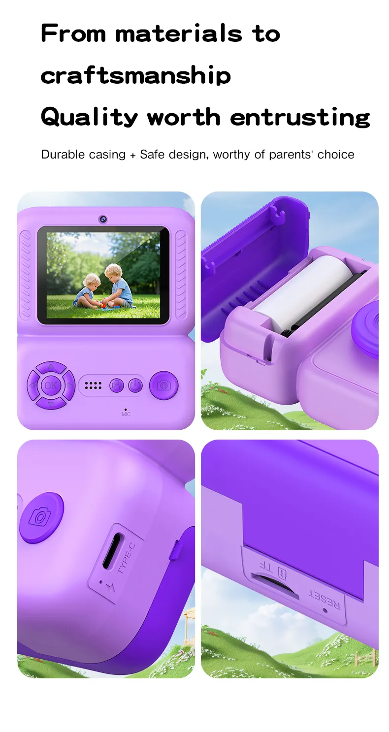 Y350 Kids Instant Print Camera